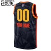 Camiseta Niños Oklahoma City Thunder Personalizadas 2023-24 Nike City Edition Navy Swingman